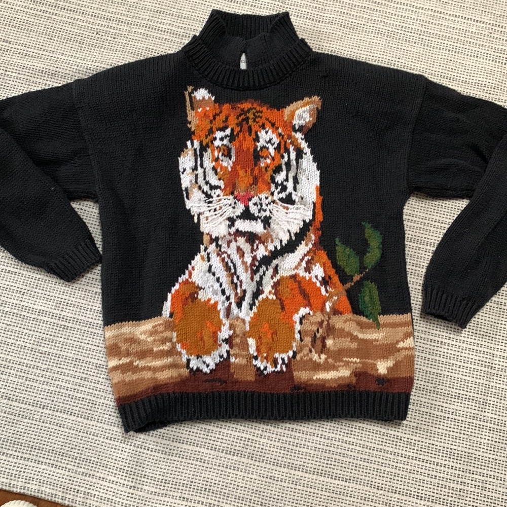 Vintage tiger sweater
